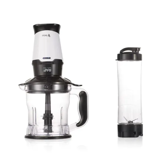 Blender Multifuncțional 2 în 1 RAF R.2905, 350W, Storcător și Blender, Vas 1.5L, Lame Inox, Ideal pentru Smoothie, Shake și Sucuri