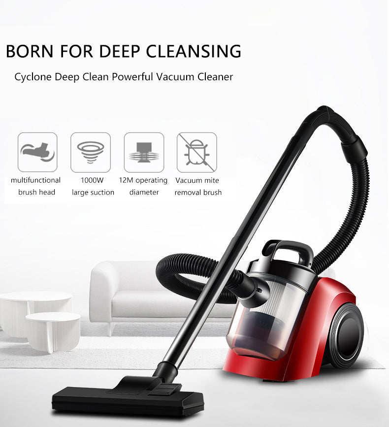 Aspirator Fără Sac Sonymax 1300W, Recipient 2L, Sistem Cyclonic, Filtru Lavabil, Putere Mare de Aspirare, Roșu