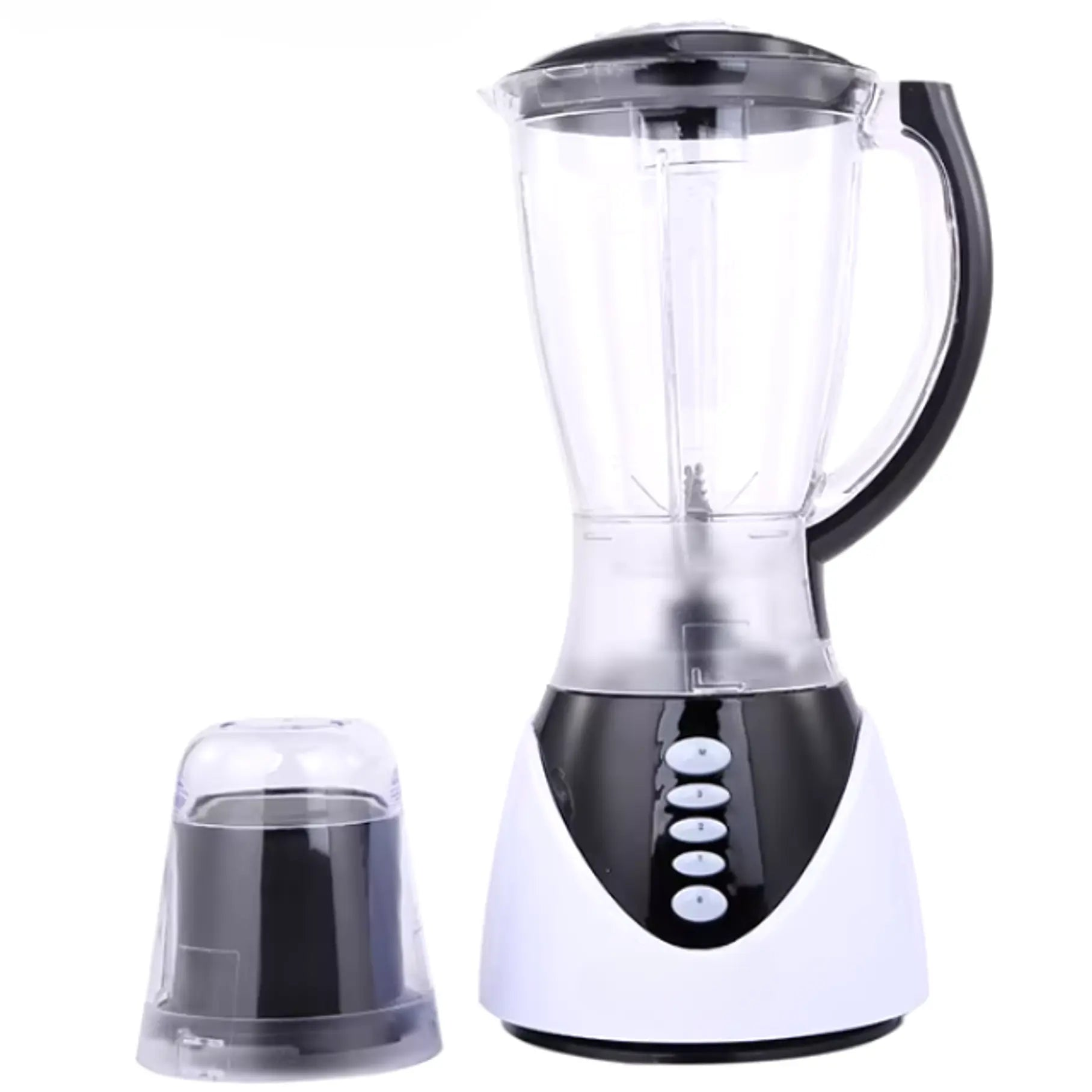 Blender Electric HOFFMANS HM-188, 450W, Recipient 1.5L, 3 Programe, Lame Inox, Mixare Rapidă pentru Fructe și Legume