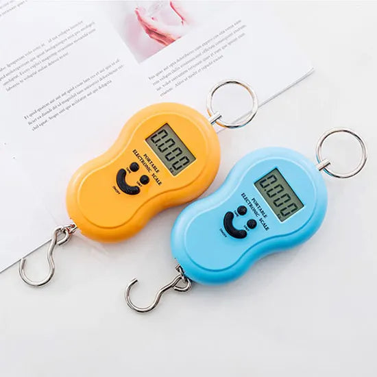 Cântar electronic portabil de mana 50kg cu afișaj digital