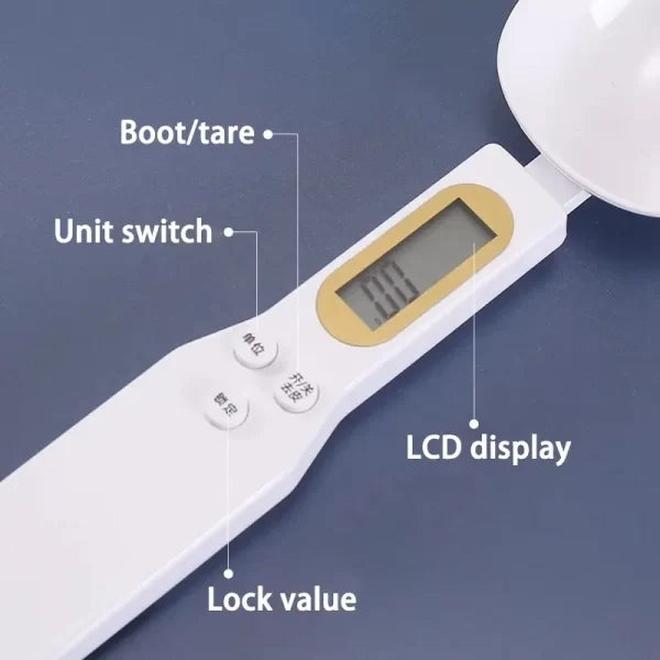 Lingura cu cantar si display digital