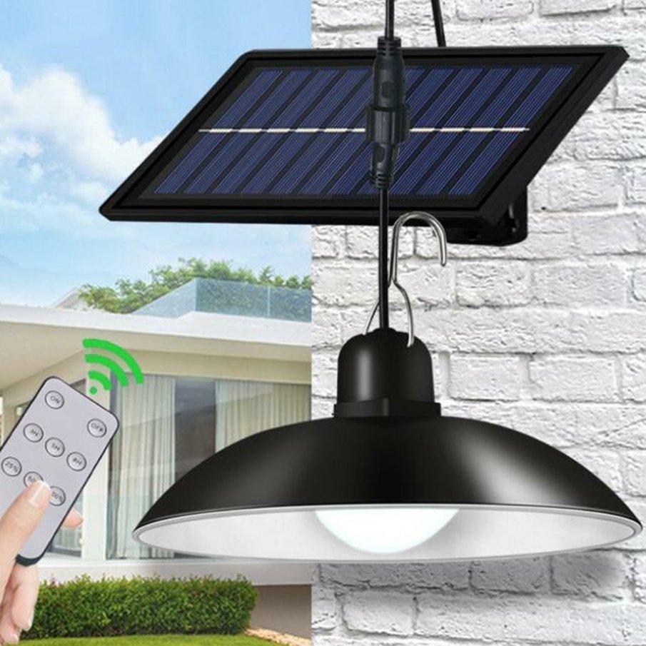 Lampa solara suspendata, cu telecomanda, 90 Lm/W