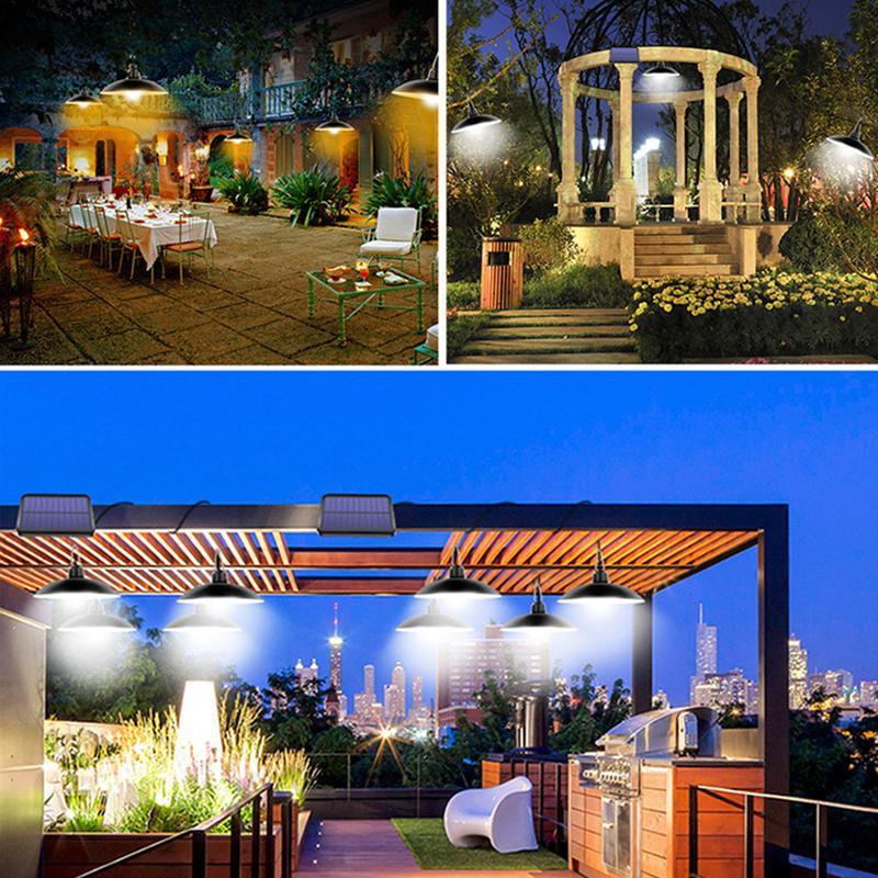 Lampa solara suspendata, cu telecomanda, 90 Lm/W