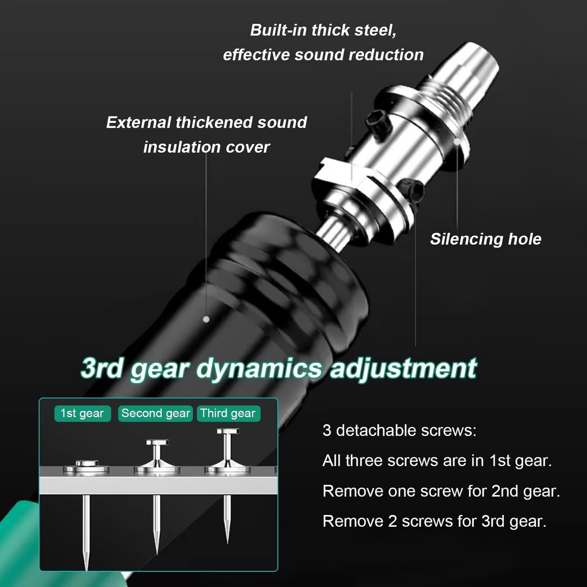 Pistol manual pentru fixarea cuielor in beton/perete