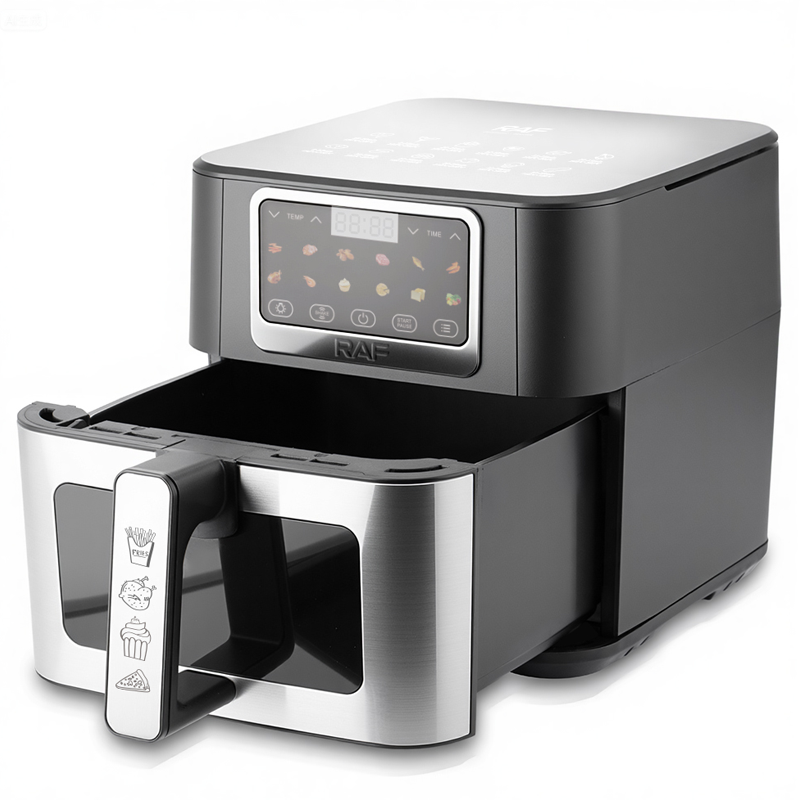 Friteuza Air Fryer digitala RAF , R.50001, 8L, 1700W, fierăstra vizualizare , fără ulei
