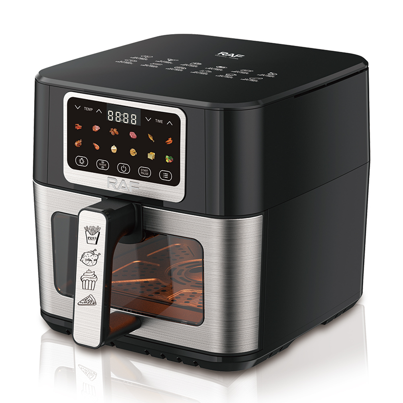 Friteuza Air Fryer digitala RAF , R.50001, 8L, 1700W, fierăstra vizualizare , fără ulei