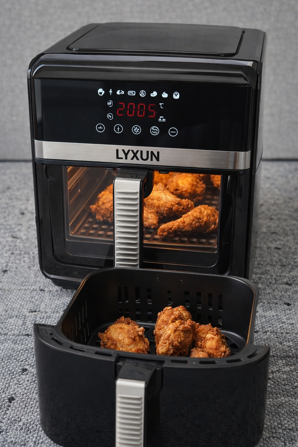 Friteuza cu Air Cald de 6.5L, 2000W, fără ulei