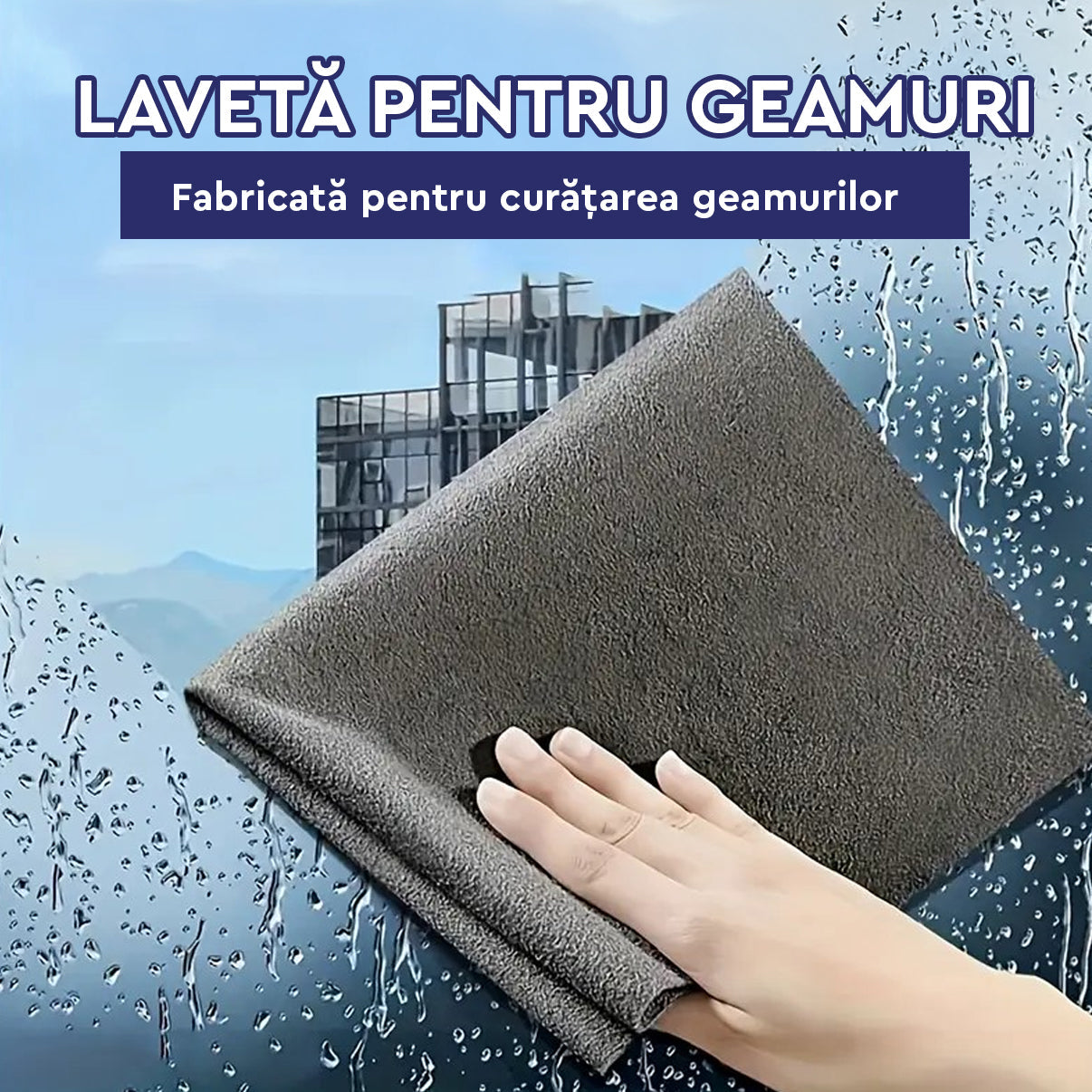 Laveta Magică din Microfibrǎ  set de 5 bucăți