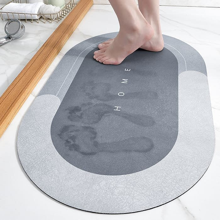 Covoras super absorbant pentru baie, cu uscare rapida