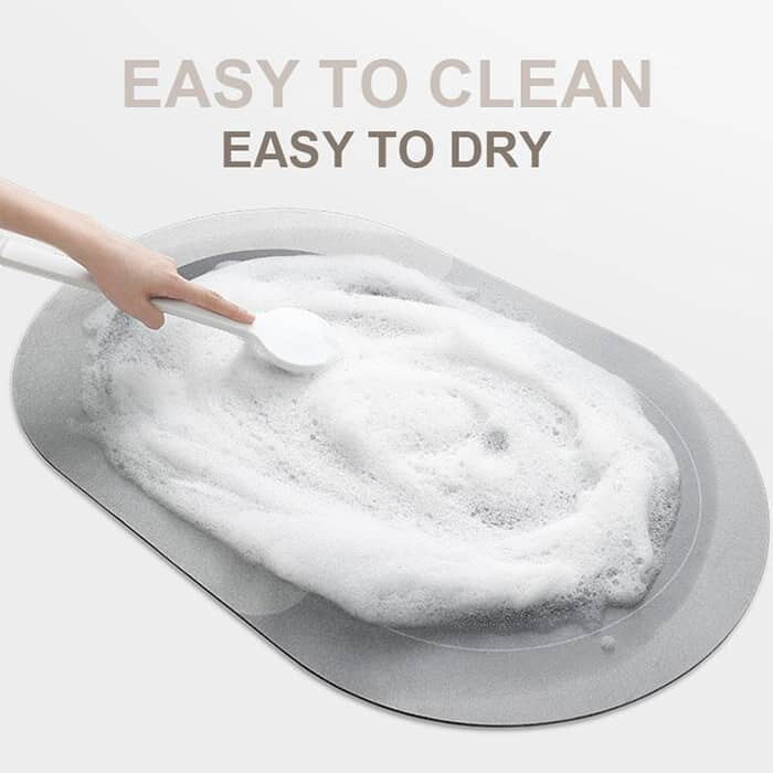 Covoras super absorbant pentru baie, cu uscare rapida