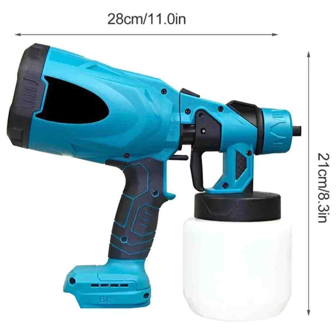 Aparat Profesional De Vopsit Și Zugrăvit ,Electric, Cu Rezervor De Vopsea, 800 ml si 2 Acumulatori, 36V, Portabil