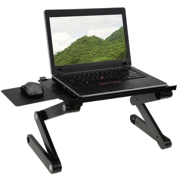 Masuta reglabila si pliabila pentru laptop T8 cu 2 ventilatoare