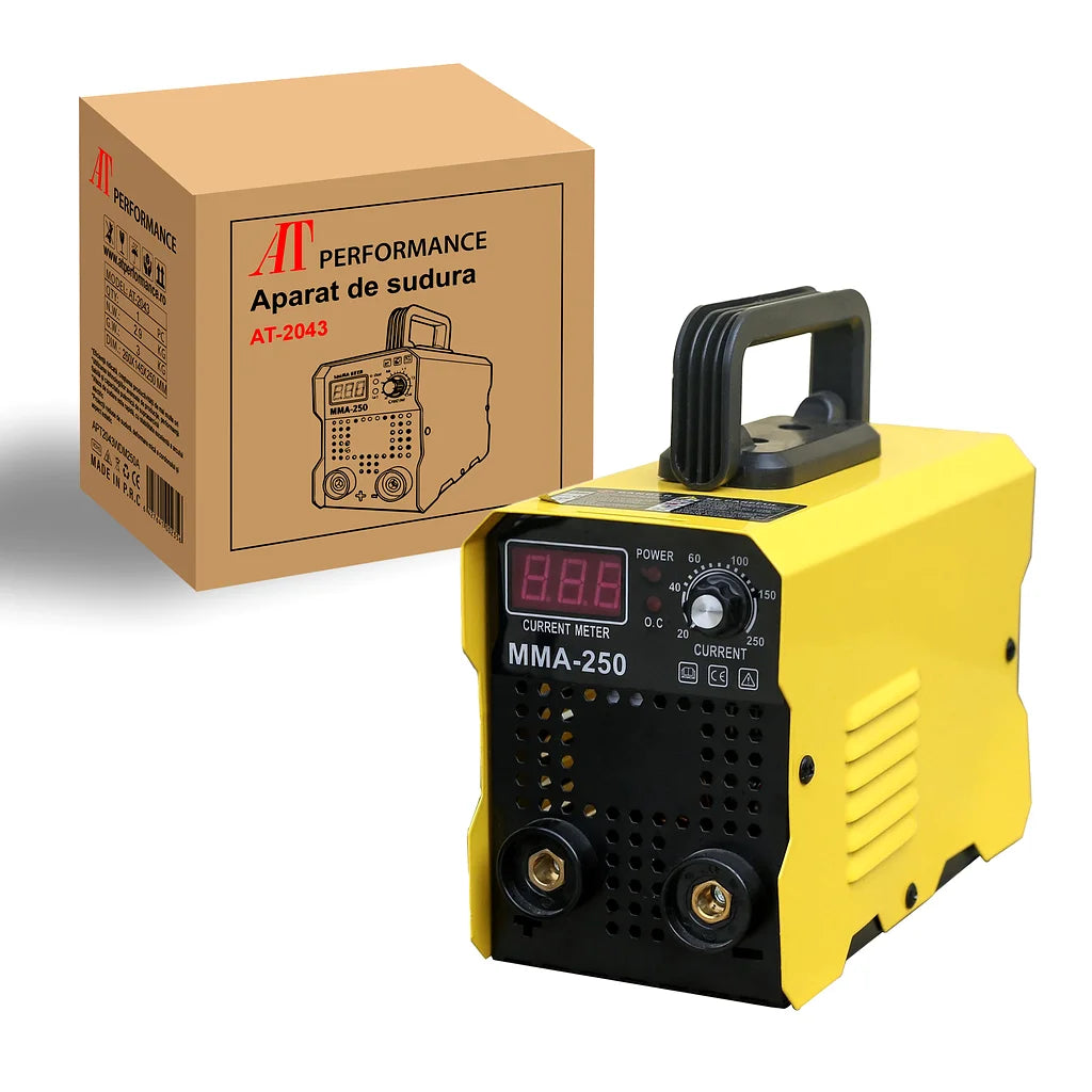 Aparat de sudură invertor AT-2043 MMA-250, 250A, Display digital, 230V