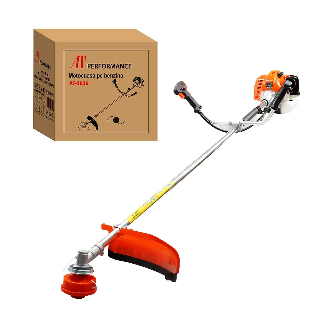 Motocoasă pe benzină AT Performance AT-2036, 52cc, 6CP, 11000 RPM, cu accesorii incluse
