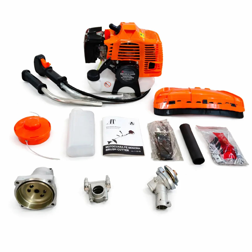 Motocoasă pe benzină AT Performance AT-2036, 52cc, 6CP, 11000 RPM, cu accesorii incluse