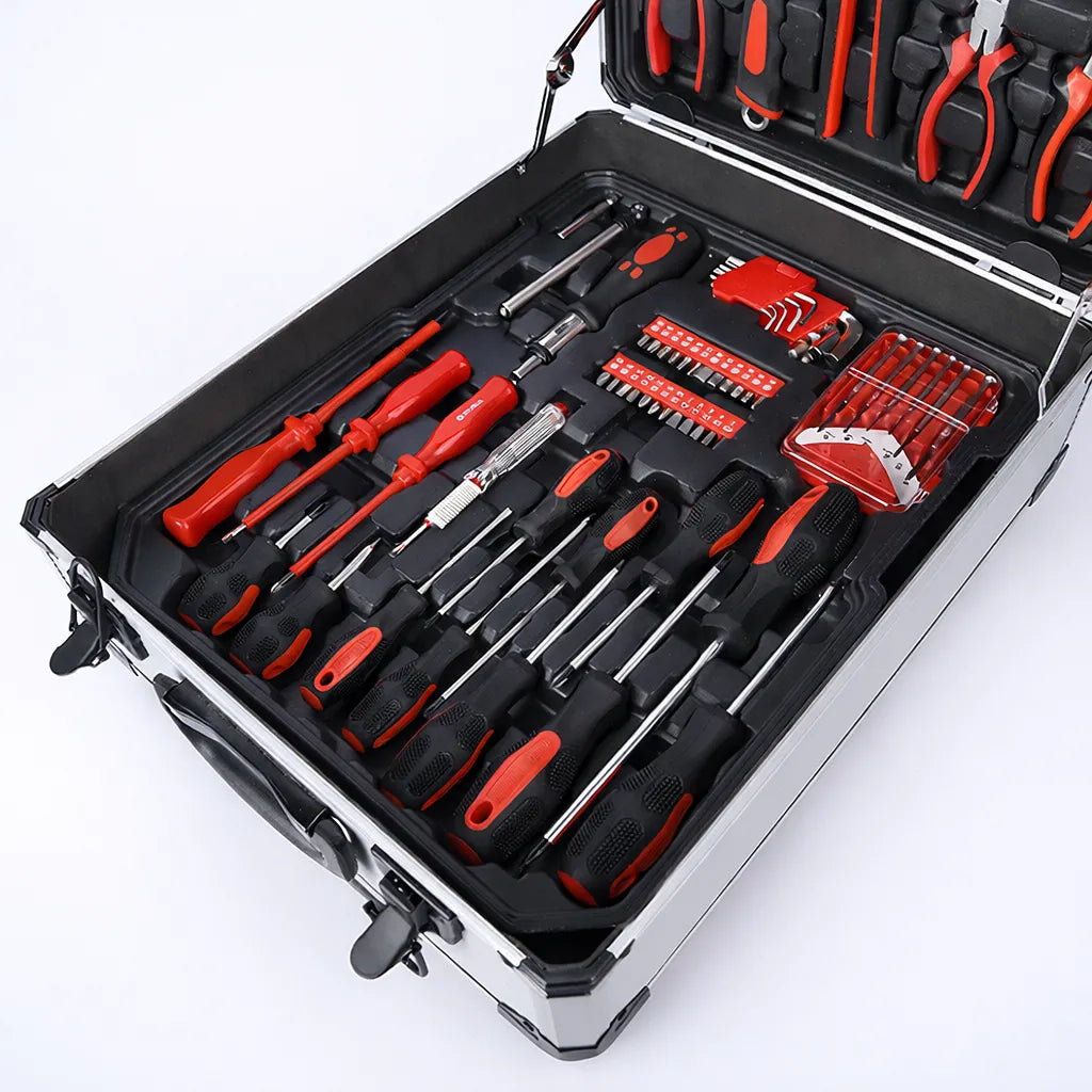 Trusă Unelte Profesională 187 Piese AT Performance – Kit Complet Reparații Auto & Casă