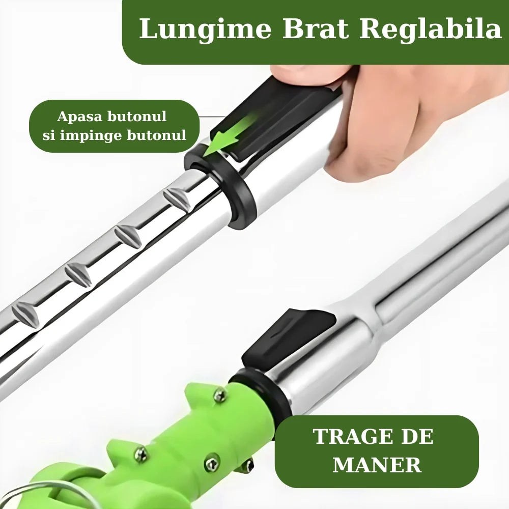 Set Motocoasa, Foarfeca, MiniDrujba cu 5 Acumulatori 48V, 3 Incarcatoare, Accesorii Incluse, Trusa Depozitare