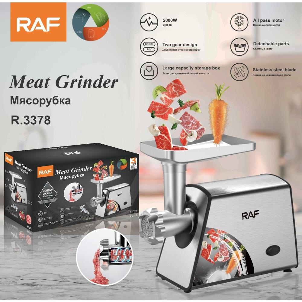 Mașină tocat Electrică de Producție Tăietor de legume de inox RAF / fructe 2000W , 2 ani garanție