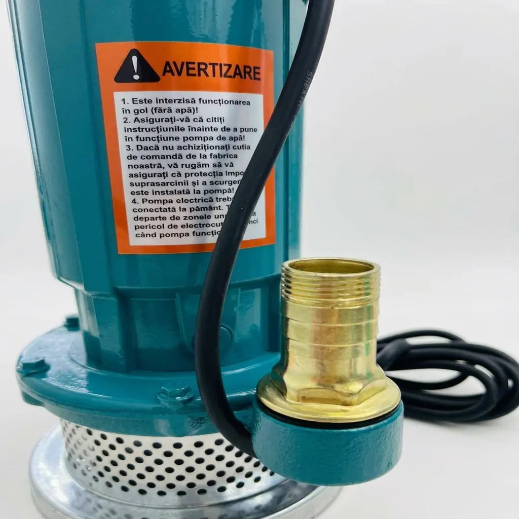 Pompa apa curata submersibila, AT-Performance AT-2040, fonta, pornire automata, cu plutitor, 750 W, Inaltime refulare 32 m, adancime absorbtie 28 m, 1.5 m3/h, 1 Tol, 220 V