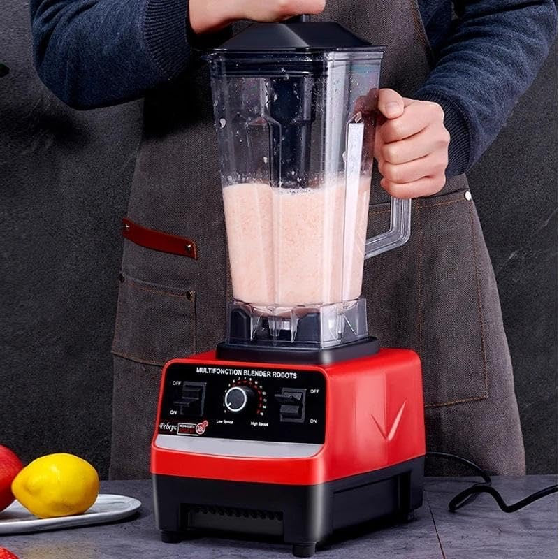 Blender Profesional de bucatarie 2 in 1, 2.5L, motor din cupru, 15 viteze, 2400W