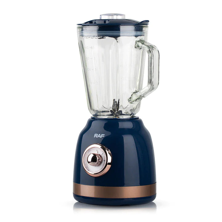 Blender Electric RAF 2827, 1000W, Capacitate 1.5L, cu 6 Lame Otel Inoxidabil + Rasnita de cafea