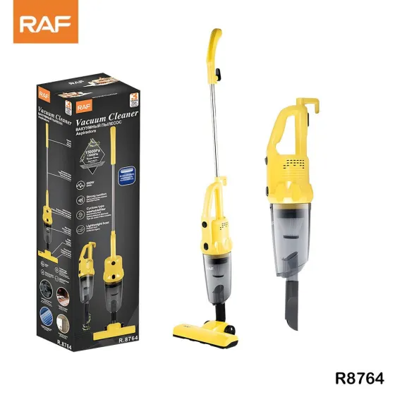 Aspirator Electric 2 în 1 RAF R.8764, 600W, Vertical și de Mână, Fără Sac, Filtru HEPA Lavabil, Recipient 0.8L, Putere Mare de Aspirare
