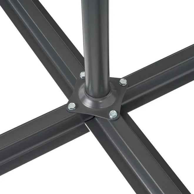 Umbrelă Suspendată Premium 3x2.5 m cu Suport și Bază de Greutate Incluse | Reglabilă, Protecție UV, Ideală pentru Grădină și Terasă