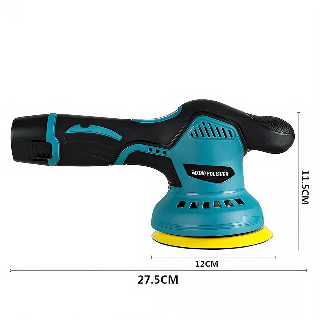 Aparat Polish Auto Profesional, 2 Acumulatori 48V, 5500 RPM, 8 Viteze, Accesorii Incluse