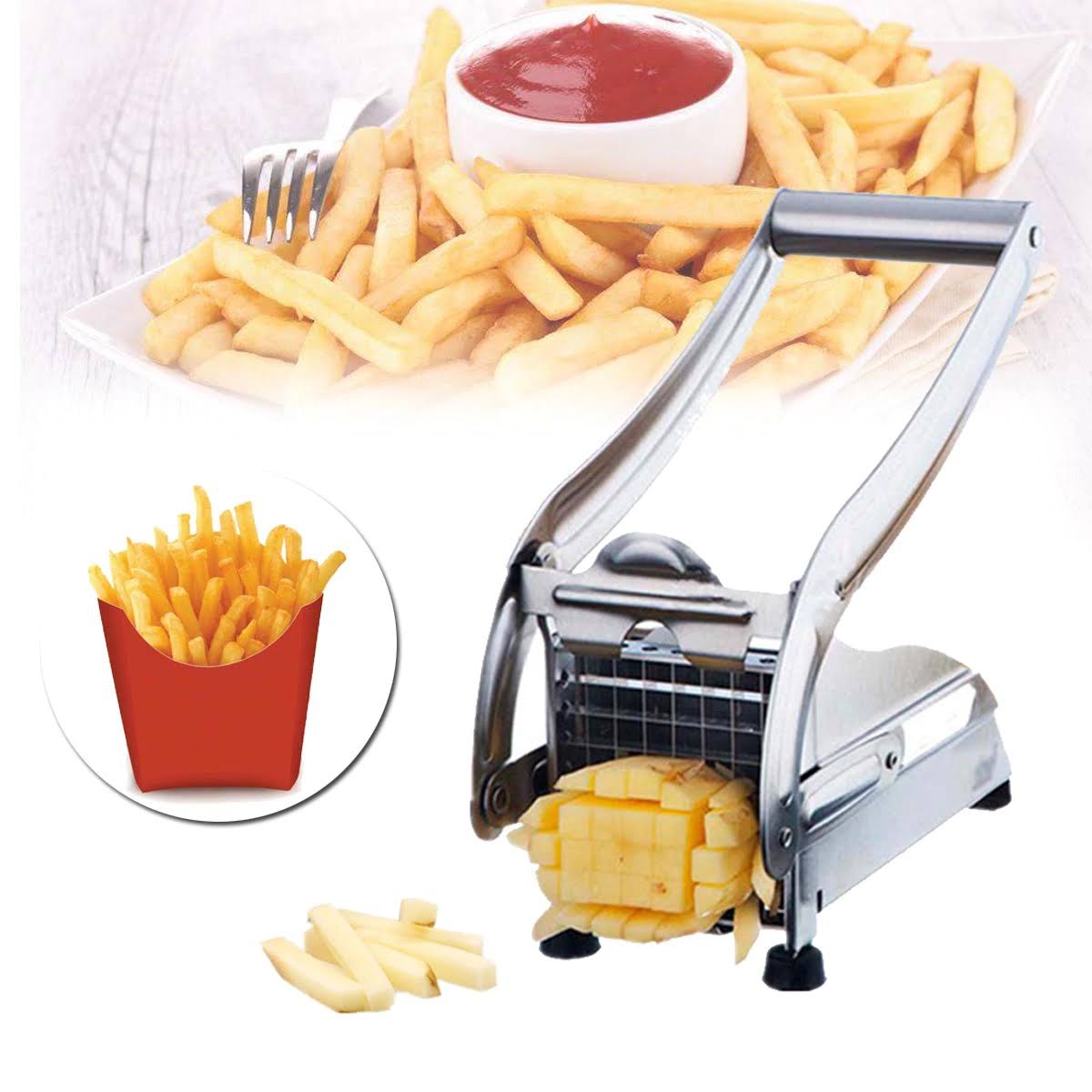 Aparat de tăiat cartofi pai și legume, din inox, cu 1 formă de tăiere, Potato Chopper