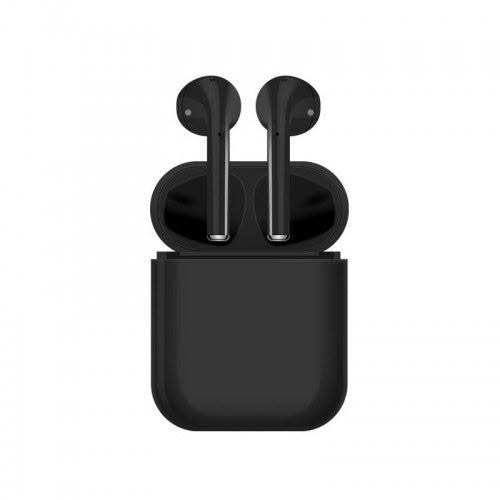 Casti wireless TWS i12, Bluetooth 5.0, Touch, Compatibile Android & iOS Black Intense