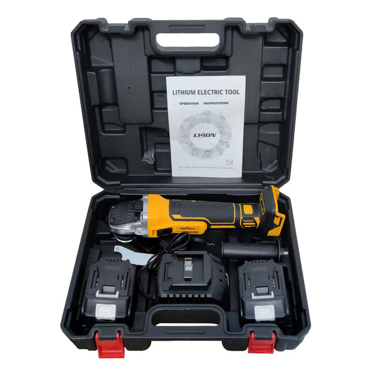 Flex Profesional fără Fir Mustang 48V | 2 Acumulatori 5Ah | Disc 125 mm | 9000 RPM | Polizor Unghiular Portabil